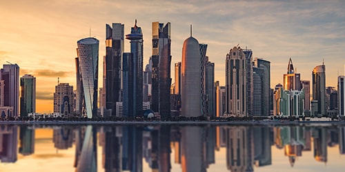 تذاكر طيران مدينة دبي - الدوحة