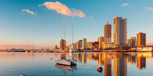 دبي - مانيلا flight ticket